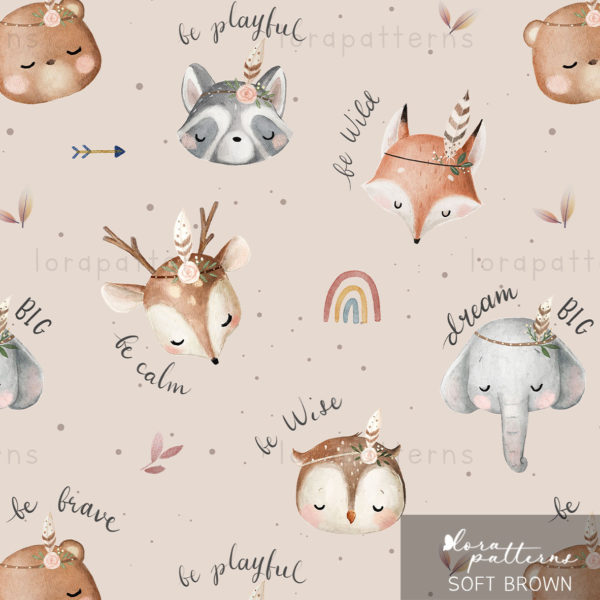 [Non-Exclusive] Boho Animals Head - Image 6