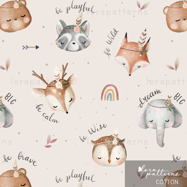 [Non-Exclusive] Boho Animals Head - Image 5