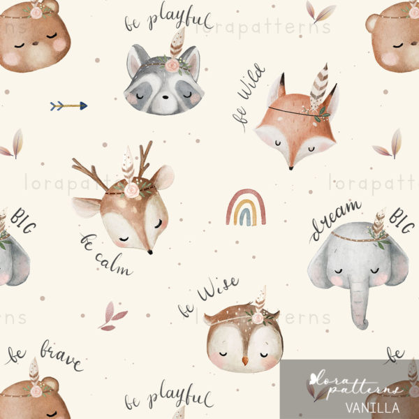 [Non-Exclusive] Boho Animals Head - Image 4