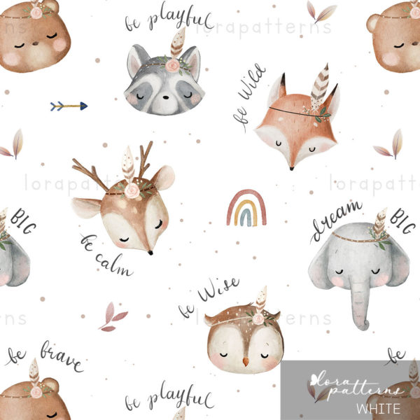 [Non-Exclusive] Boho Animals Head