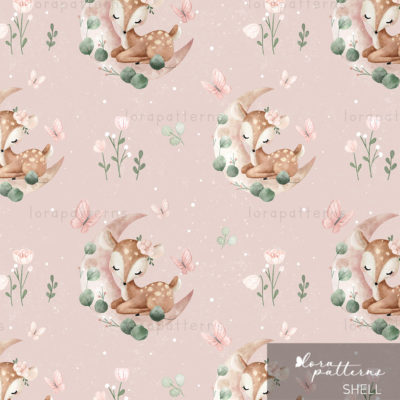 [Exclusive] Lovely Deer on Eucalyptus Moon