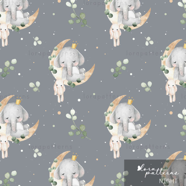 [Exclusive] Elephant and Bunny on Eucalyptus Moon - Image 11