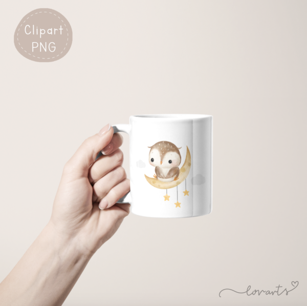 [Clipart PNG] Lovely Owls - Image 7