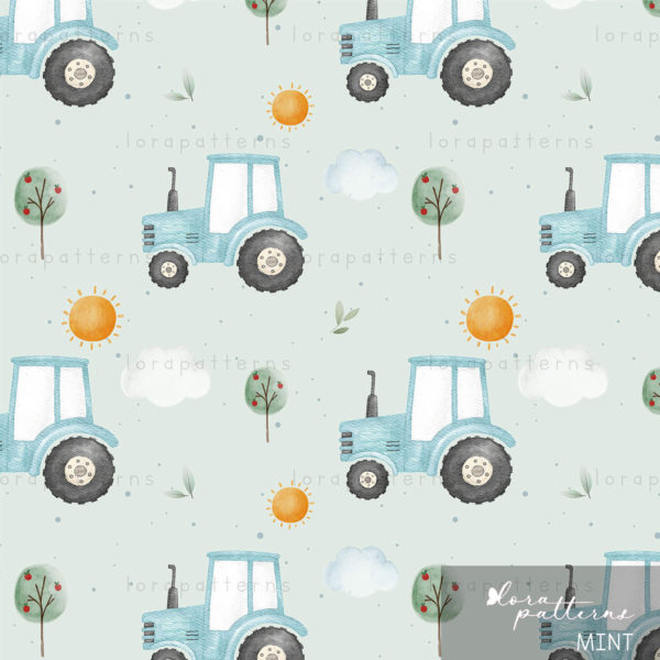 [Non-Exclusive] Blue Tractors - Image 7