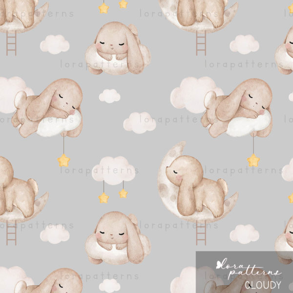[Exclusive] Bunny Sleeping on Fluffy Clouds - Image 11