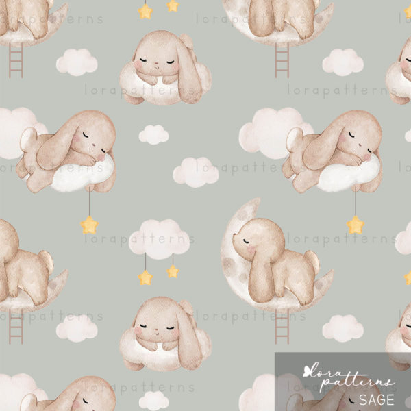 [Exclusive] Bunny Sleeping on Fluffy Clouds - Image 9
