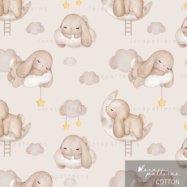 [Exclusive] Bunny Sleeping on Fluffy Clouds - Image 7