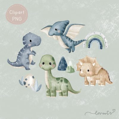 [Clipart PNG] Dino Land