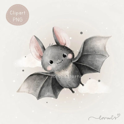 [Clipart PNG] Cute Little Bat
