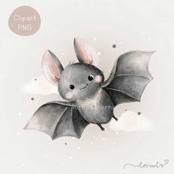 [Clipart PNG] Cute Little Bat