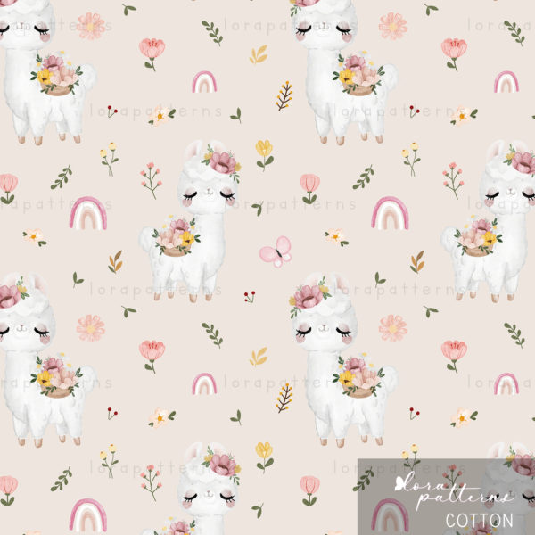[Exclusive] Llama With Flowers - Image 2