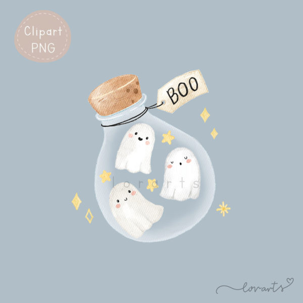 [Clipart PNG] Spooky Jar - Image 3
