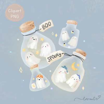[Clipart PNG] Spooky Jar