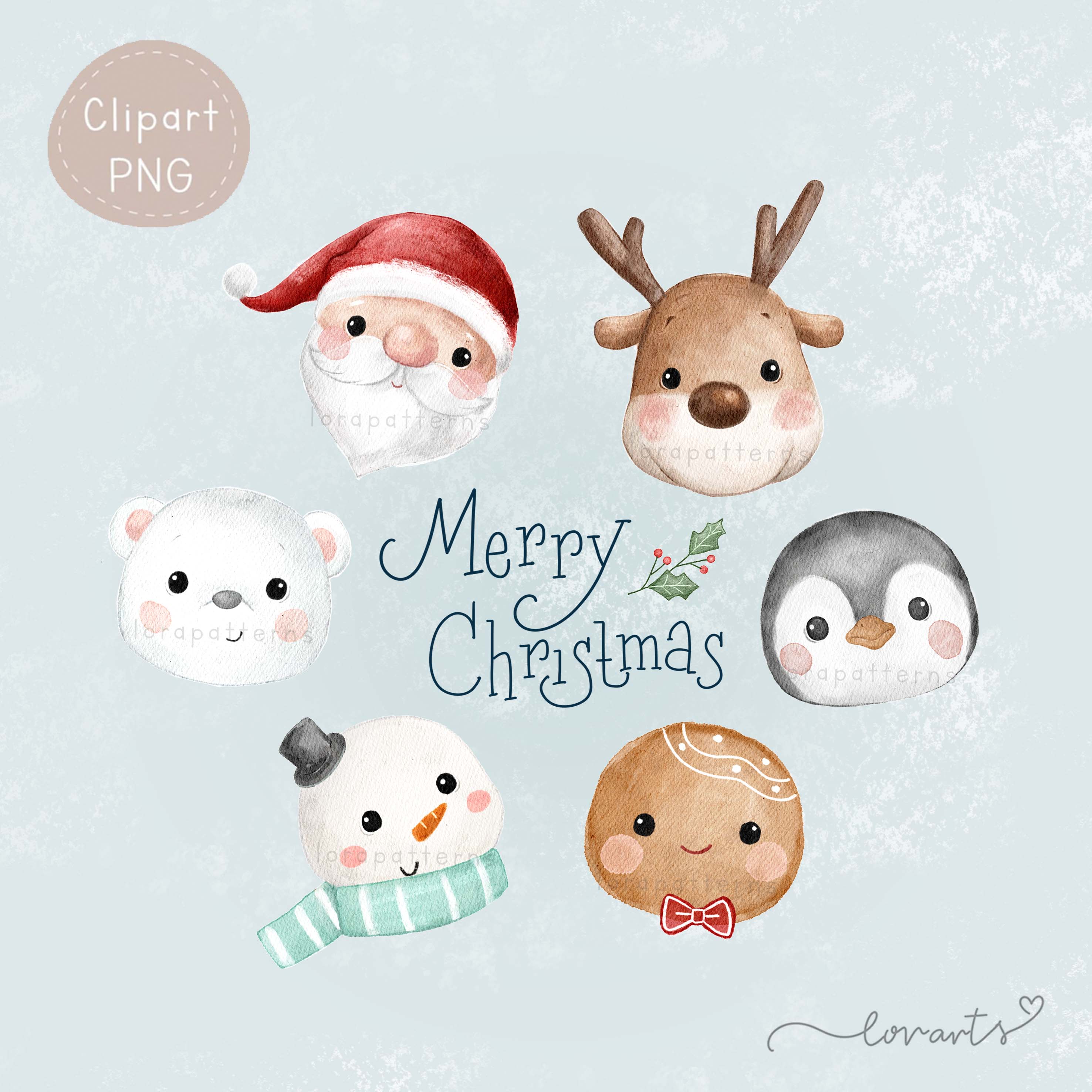 [Clipart PNG] Christmas Friends