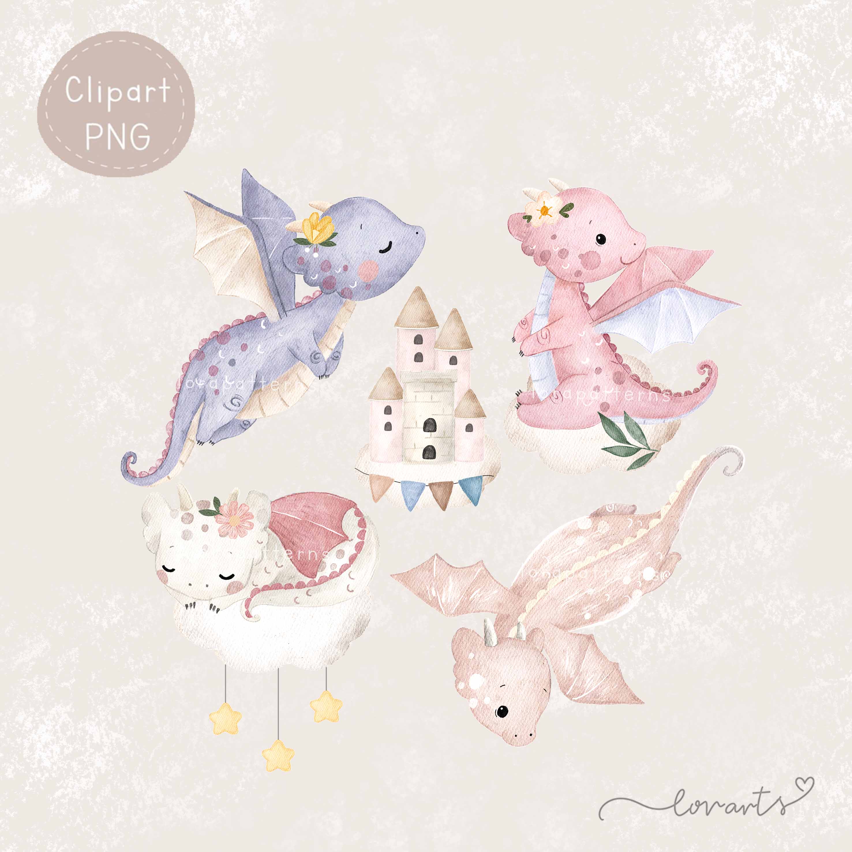 [Clipart PNG] Dragon Sky (Girl)
