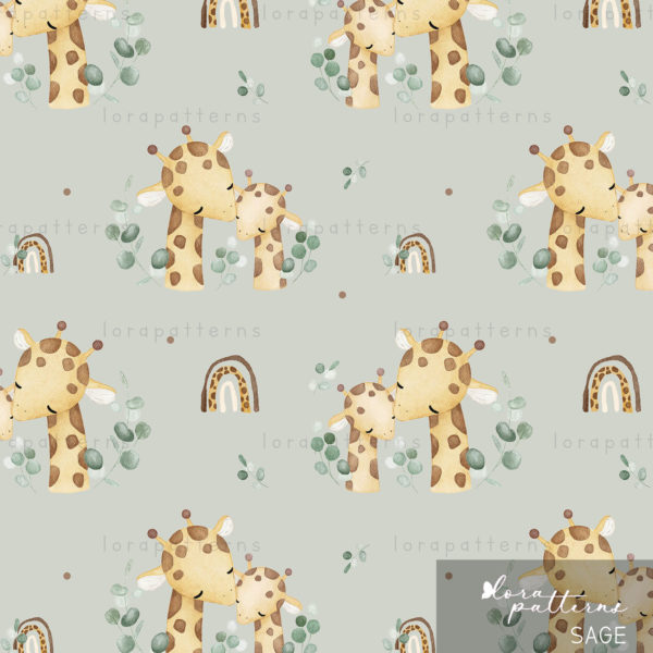 [Non-Exclusive] Mommy and Baby Giraffe - Image 8