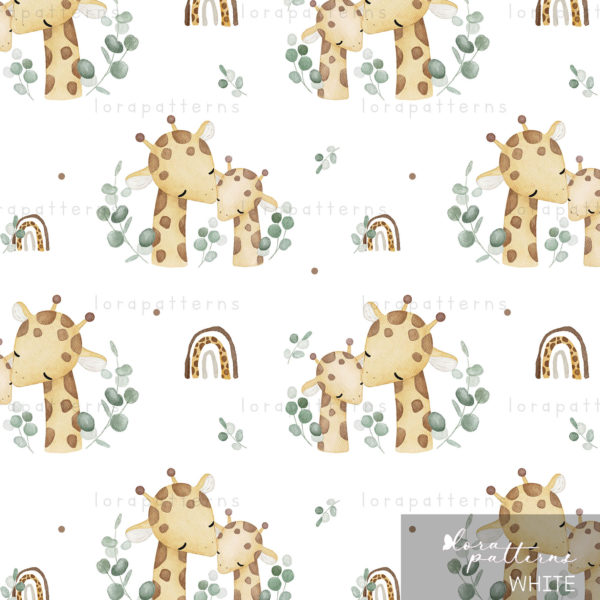 [Non-Exclusive] Mommy and Baby Giraffe