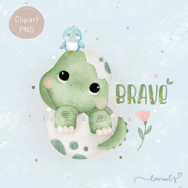 [Clipart PNG] Brave Dino