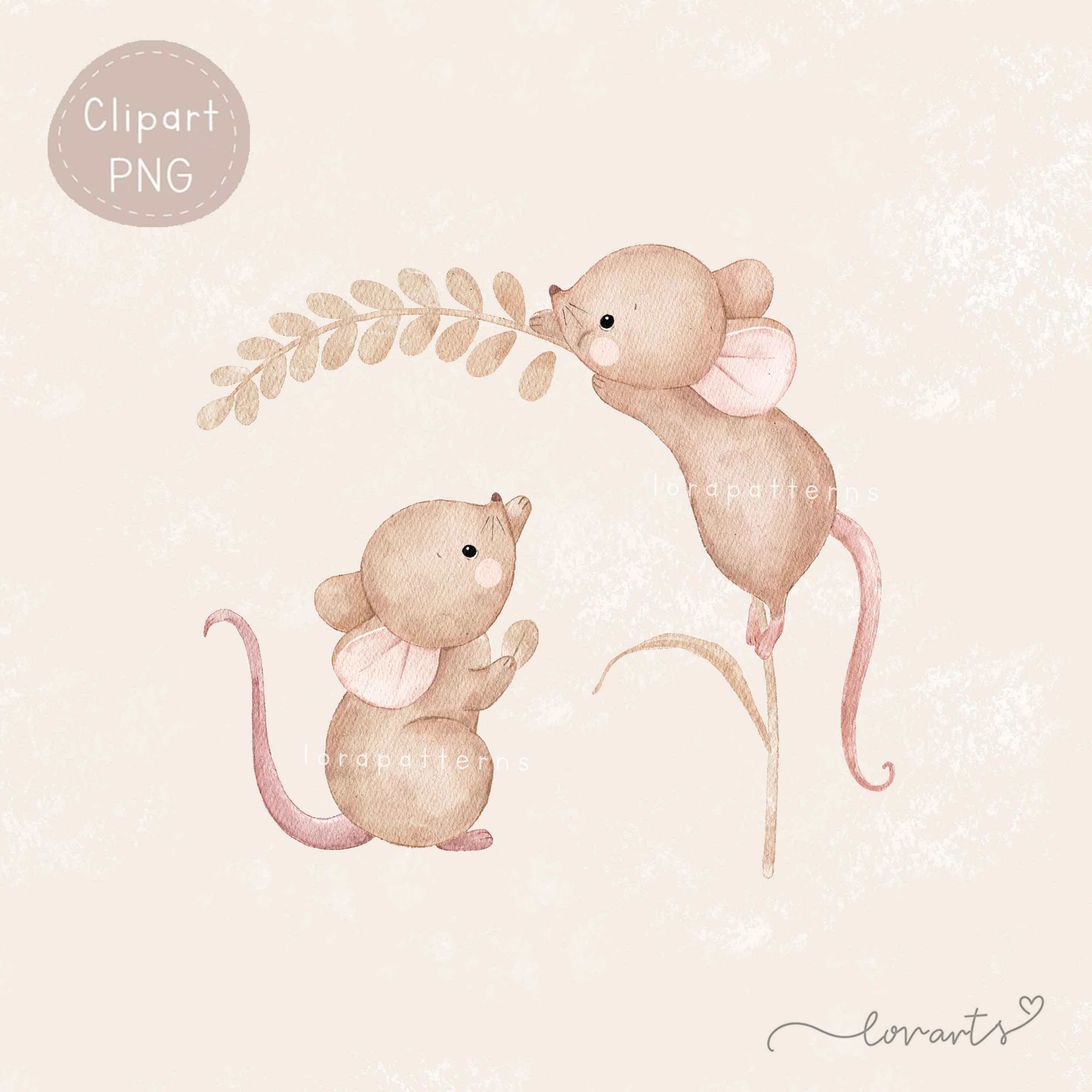 [Clipart PNG] Field Mice