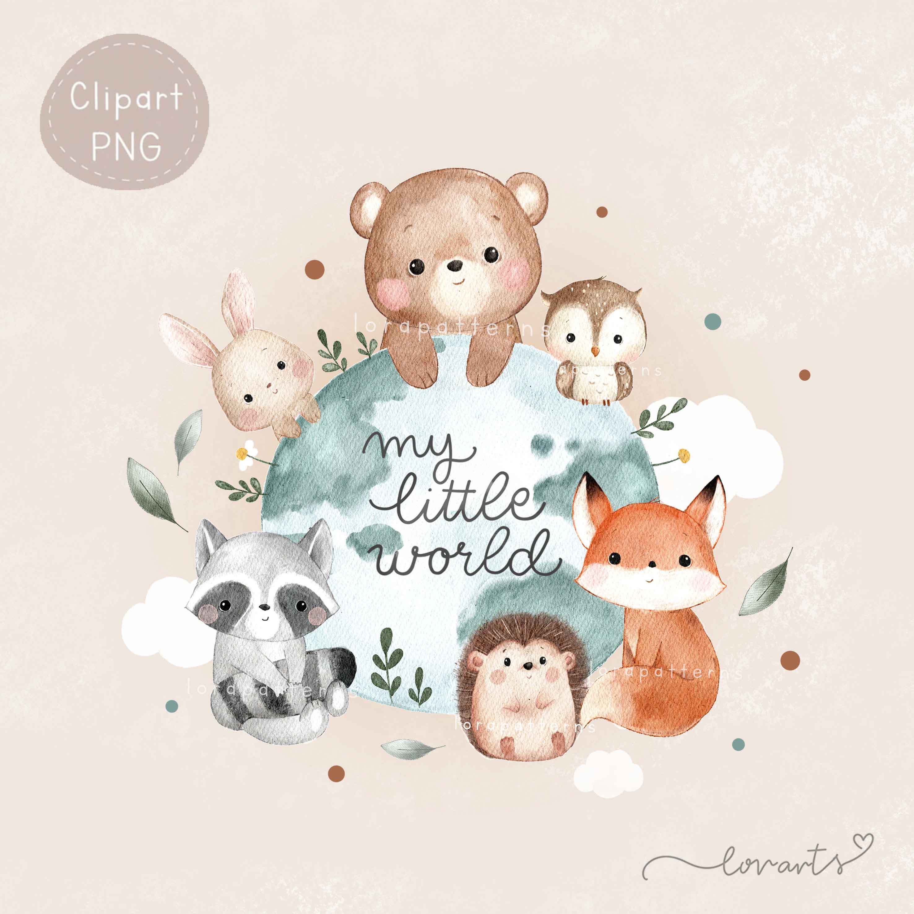 [Clipart PNG] My Little World
