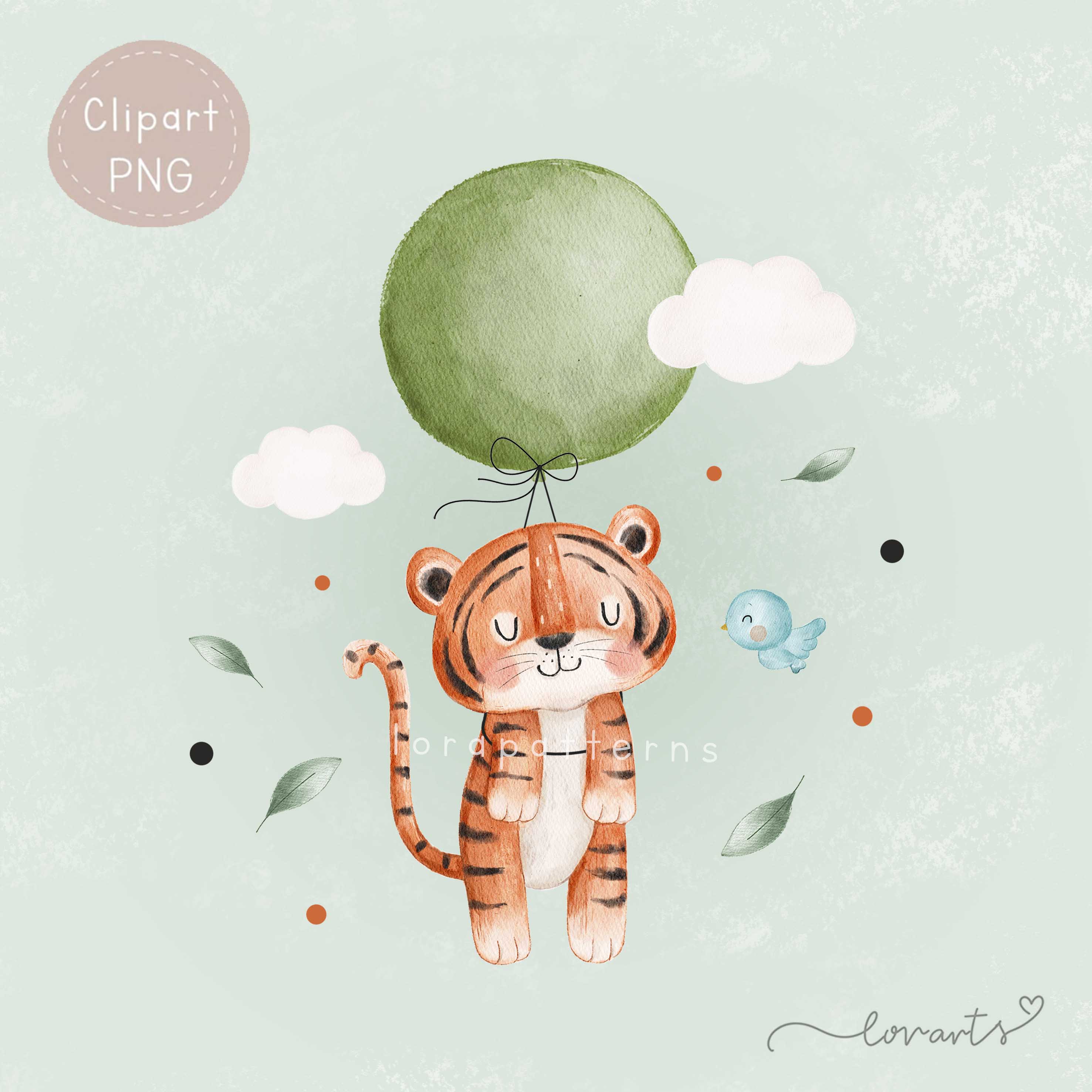 [Clipart PNG] Playful Tiger