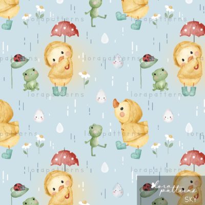 [Exclusive] Little Duck in a Rainy Day