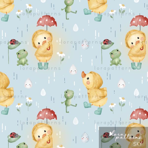 [Exclusive] Little Duck in a Rainy Day