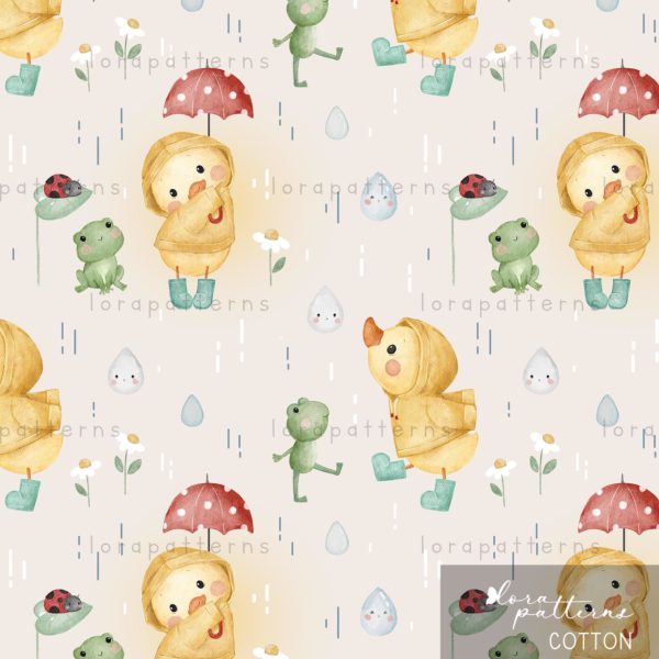 [Exclusive] Little Duck in a Rainy Day - Image 5