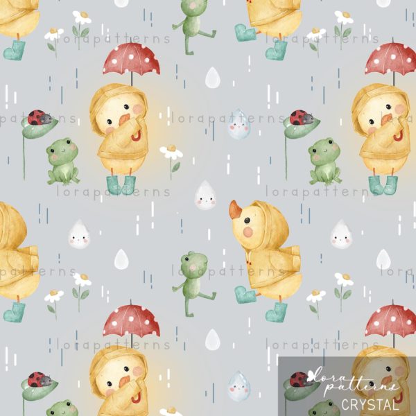 [Exclusive] Little Duck in a Rainy Day - Image 4