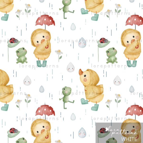 [Exclusive] Little Duck in a Rainy Day - Image 2