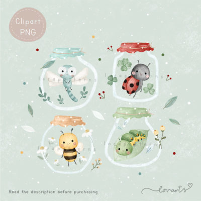 [Clipart PNG] Bugs Jar