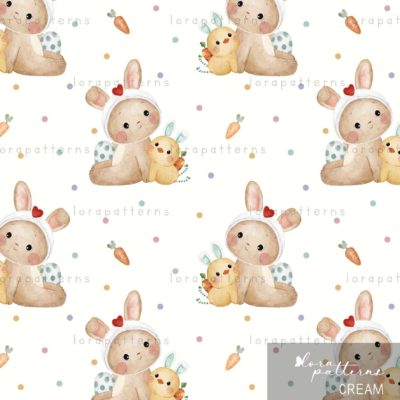 [Exclusive] Bunny and Little Chick (Easter)