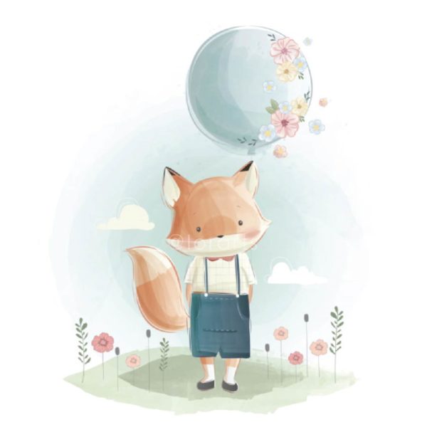Fox with School Uniform