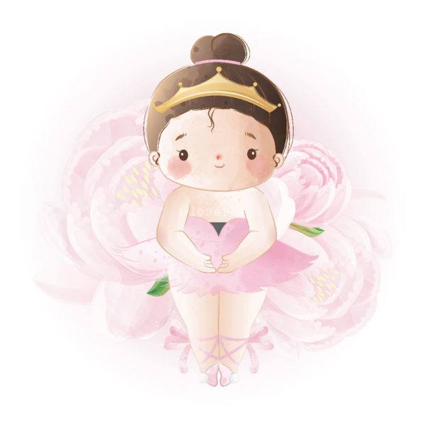Little Ballerina in a Pink Dress 2