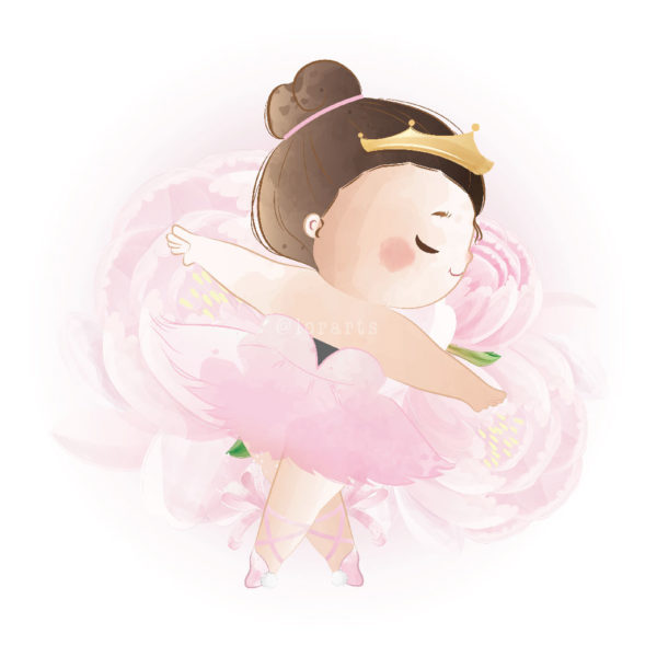 Little Ballerina in a Pink Dress 3