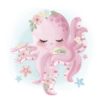 Beautiful Octopus Holding an Oyster