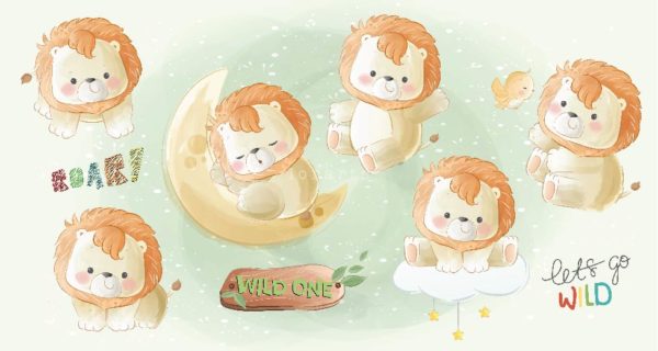Cute Little Safari Lion Collections