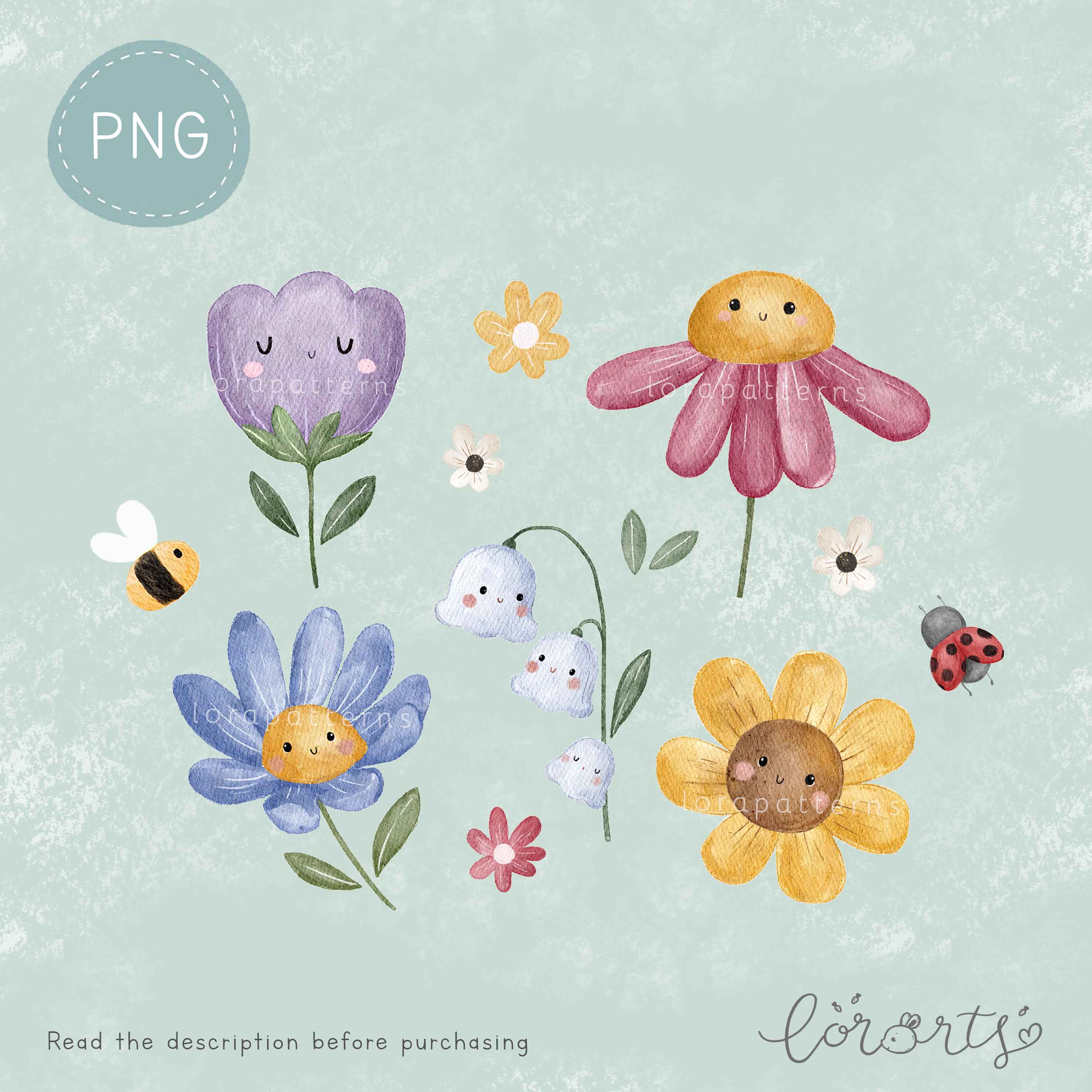 [Clipart PNG] Pretty Flowers