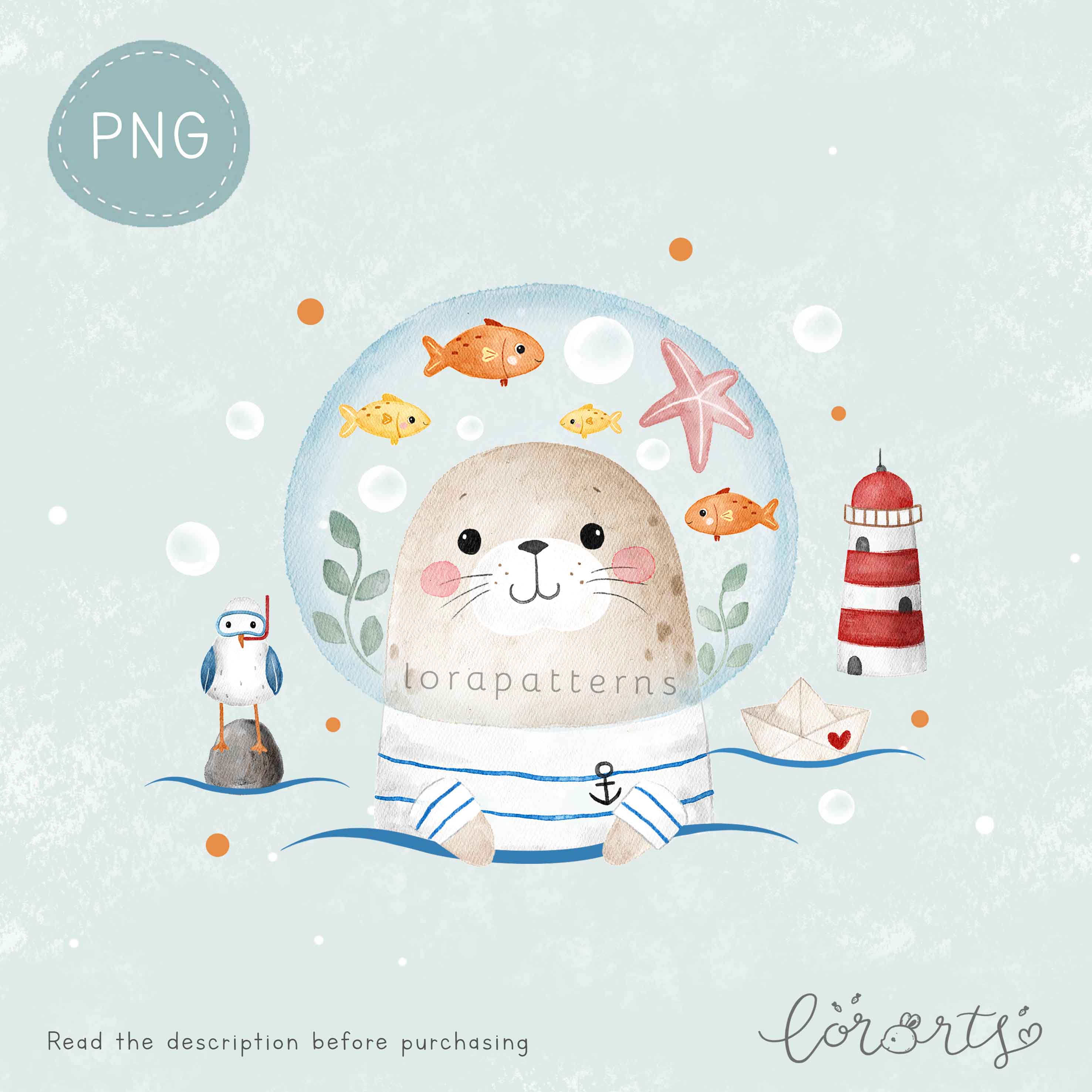 [Clipart PNG] Mr Seal's Little World