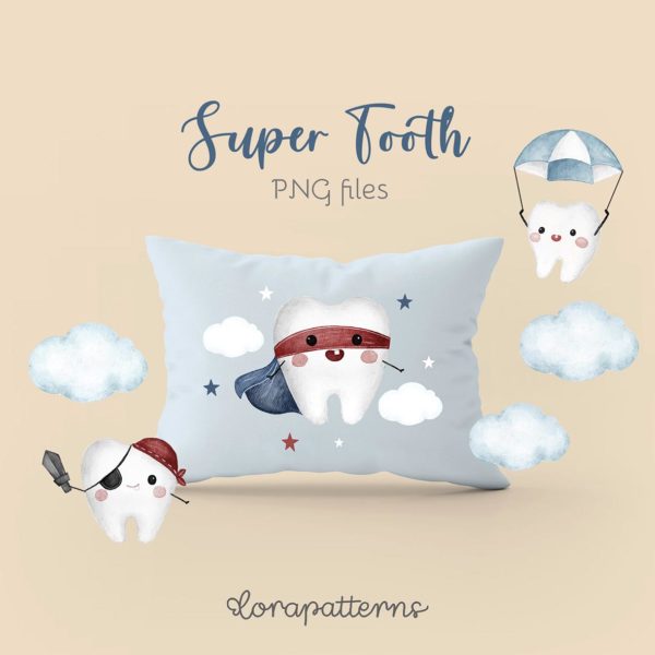 [Clipart PNG] Tooth Fairy & Super Tooth - Image 8