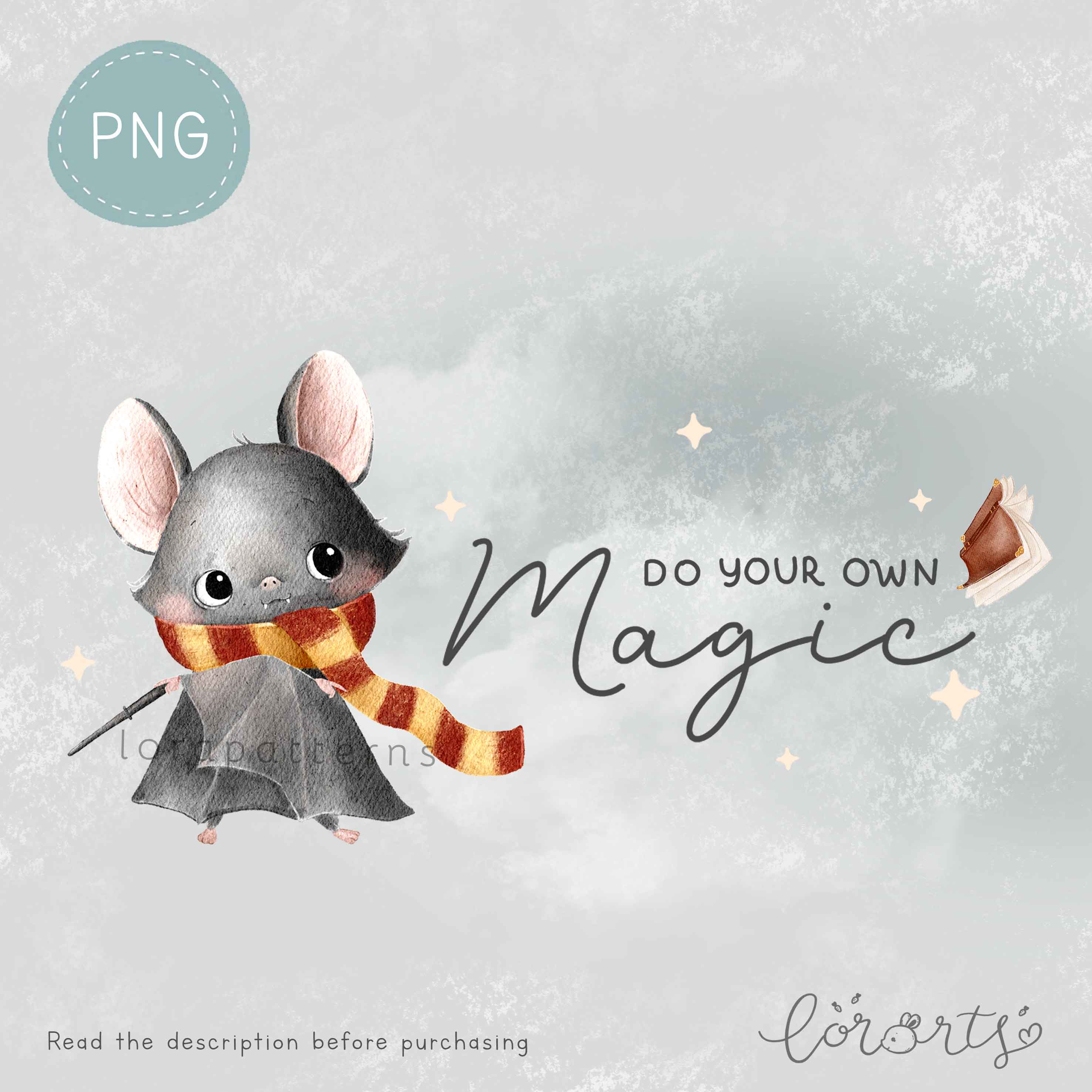 [Clipart PNG] Bat Wizard