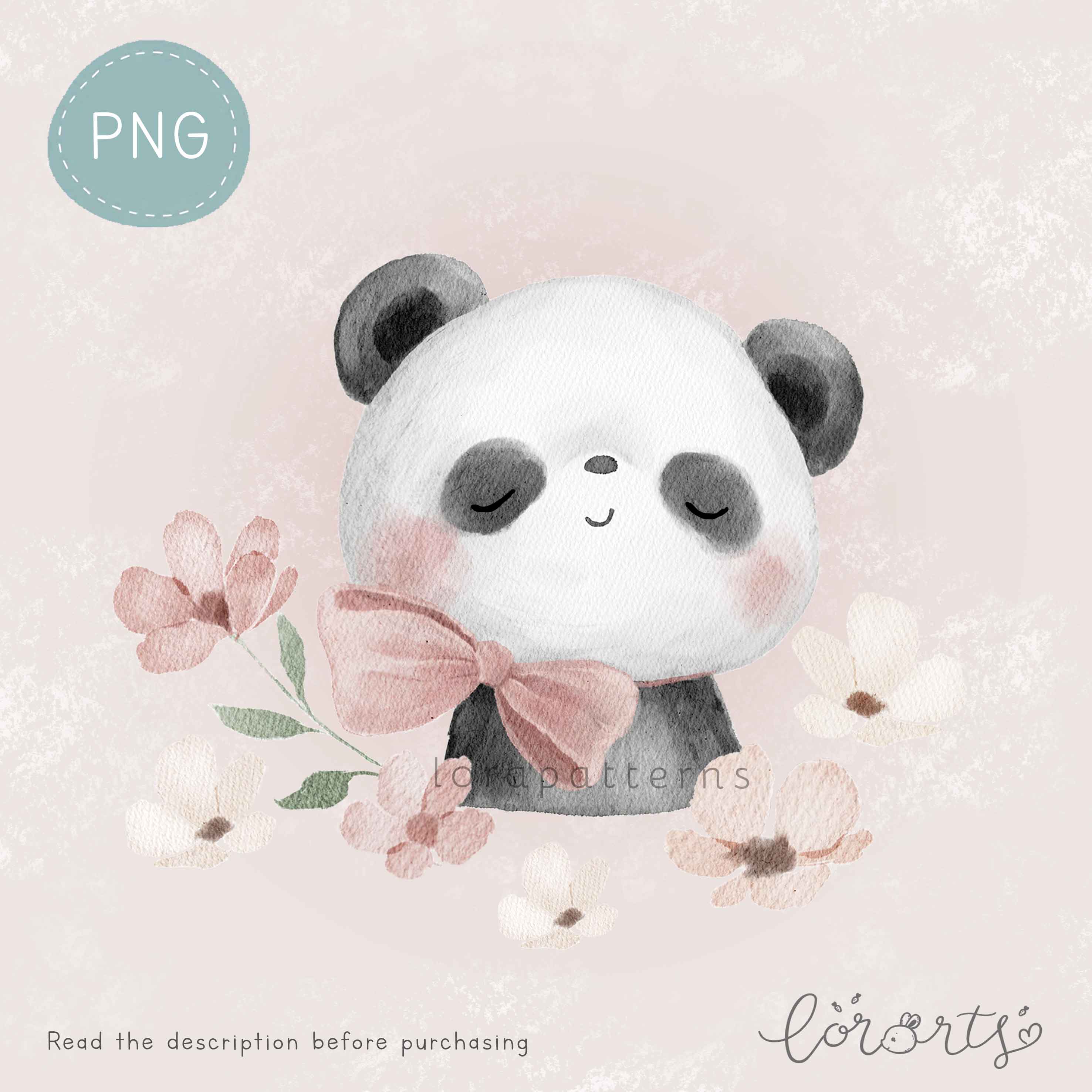[Clipart PNG] Cute Little Panda