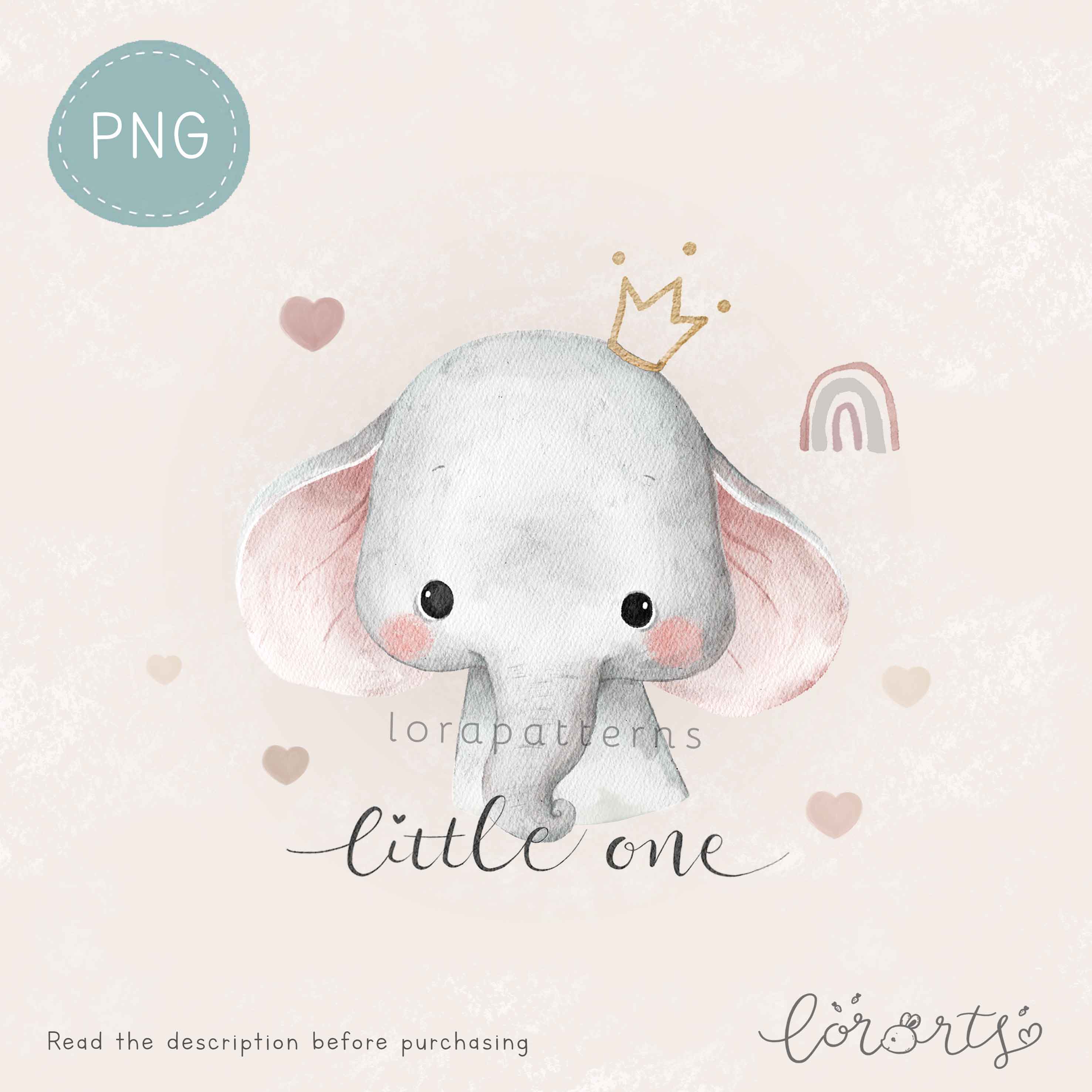 [Clipart PNG] Elephant the Little One
