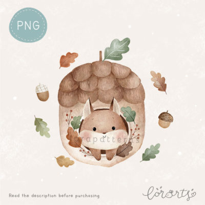 [Clipart PNG] Acorn House