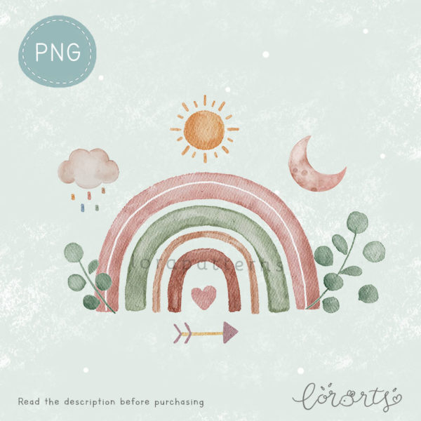 [Clipart PNG] Rainbow - Image 6