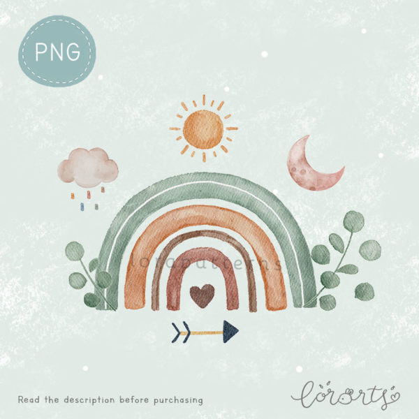[Clipart PNG] Rainbow - Image 4