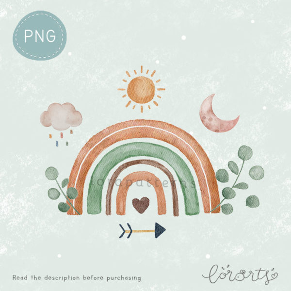 [Clipart PNG] Rainbow - Image 3