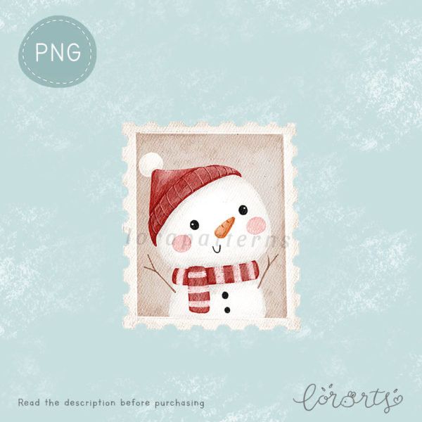 [Clipart PNG] Christmas Stamp - Image 6