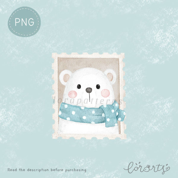 [Clipart PNG] Christmas Stamp - Image 8