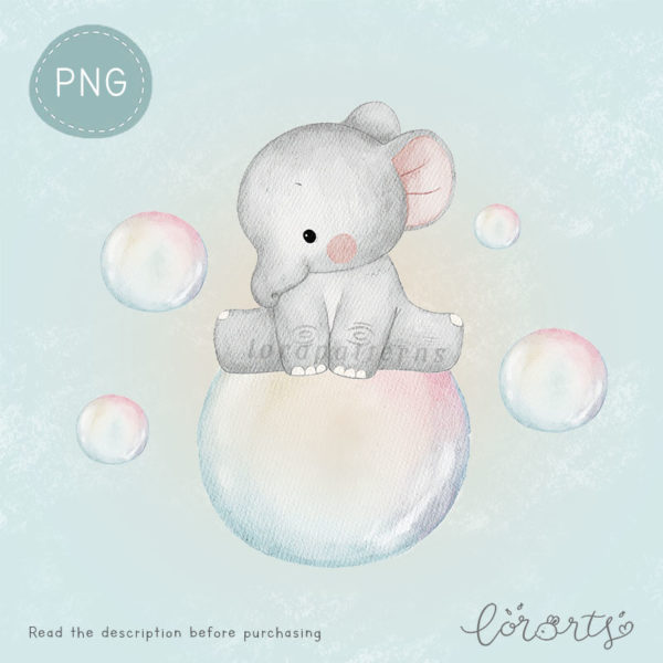 [Clipart PNG] Flying With Bubbles - Image 4